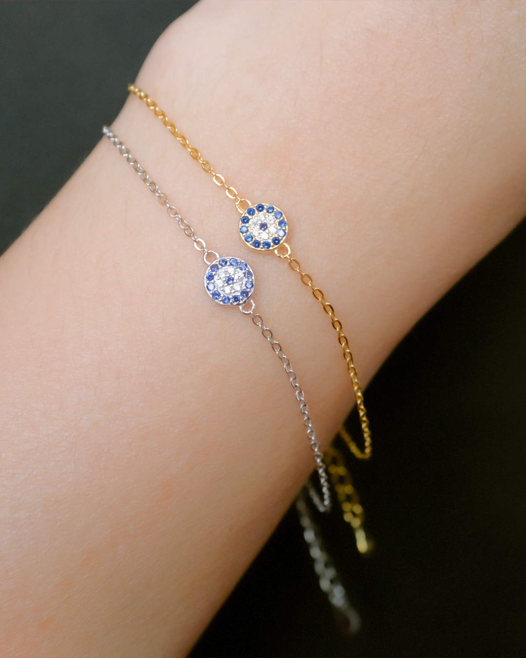 Evil Eye Gold Bracelet