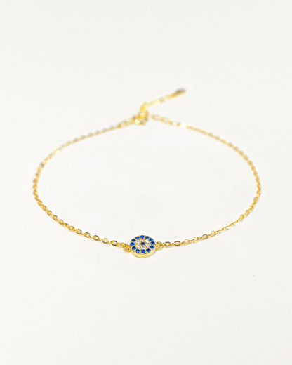 Evil Eye Gold Bracelet