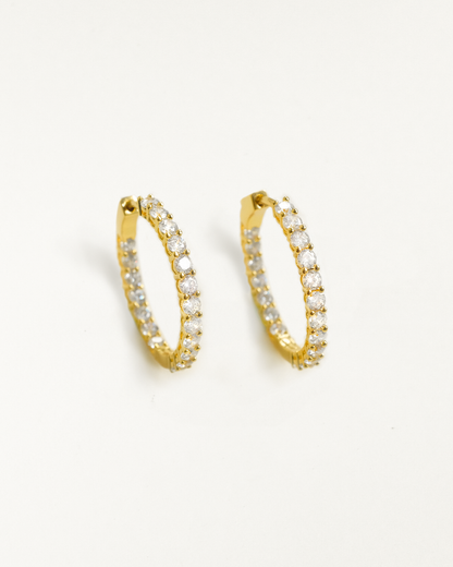 Avery Gold Hoops